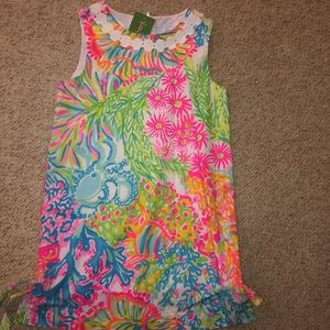 Brand new, multicolor girls dress size 8 with tags